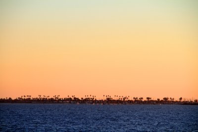 Coronado Island in the sunset, San Diego