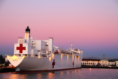 Mercy, US Naval Hospital Ship, San Diego Naval base