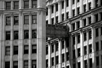 Wrigley Building, Chicago, Black and White