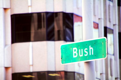Bush street, for a day it was renamed Obama, San Francisco