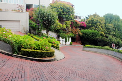 Crookedest street in the world, Lombard Street, San Francisco
