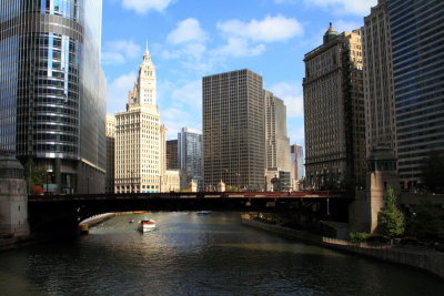 Wrigley Building, Equitable Building, Chicago Riverwalk, Chicago, IL