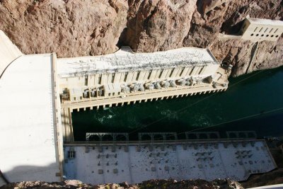 Power Plant structures at Hoover Dam, Las Vegas, NV