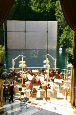 Sipping  wine at the Wynn, Las Vegas, NV