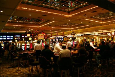 Gambling tables, Las Vegas, NV