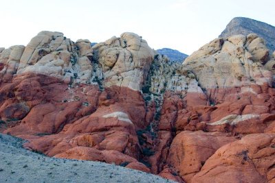 White and Red at Red Rock Canyon, Nevada
