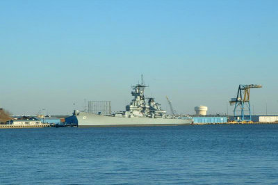 Warship on Schuykill River, Philadelphia