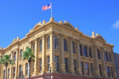 Historic Building on The Strand, Galveston, TX