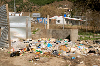 Rubbish tip in Bagh