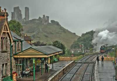 Rain Again Corfe Castle Station.jpg