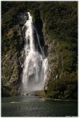 Milford waterfall