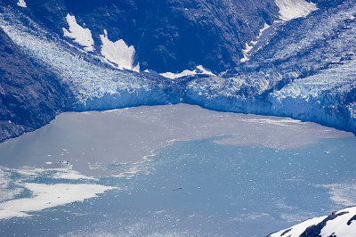 Glacier from air