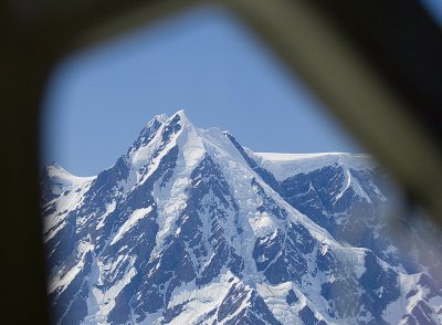 Mountain thru Window