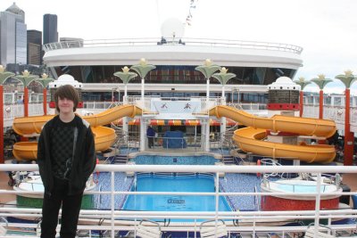 on the cruise ship but too cold to use