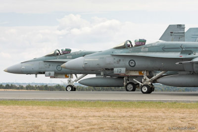 RAAF F-18s - Avalon Airshow - 12 Mar 09