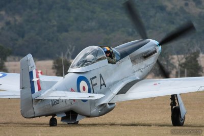 Watts Bridge 29 Aug 10 - P51D Mustang
