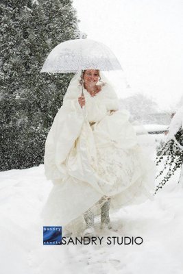 Jo in bridal boots