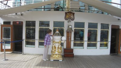 Royal Yacht Britannia, the sun deck