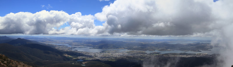 Hobart from Mount Wellington