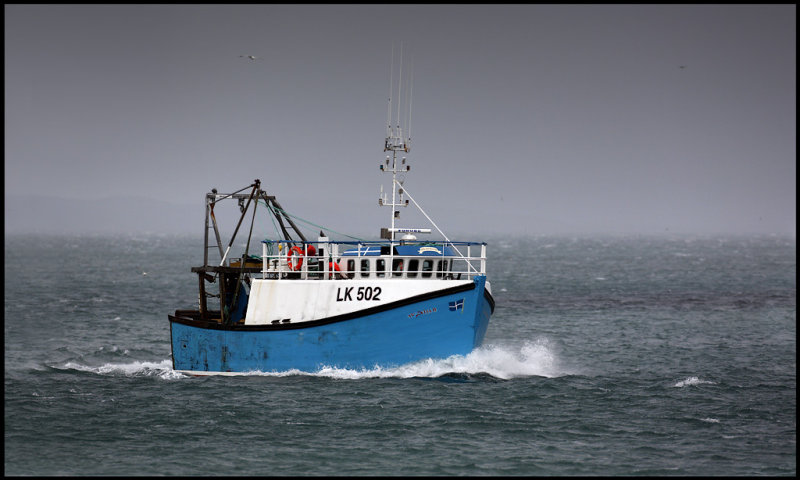 Atlantia coming in to Lerwick harbour