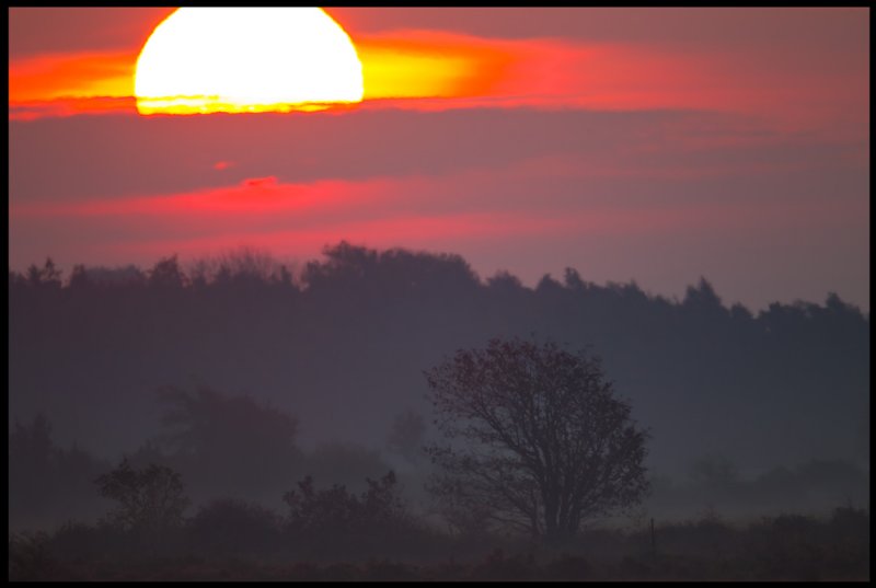 Sunrise near Nsby