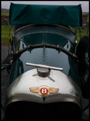 Old Bentley parked outside Sumburgh