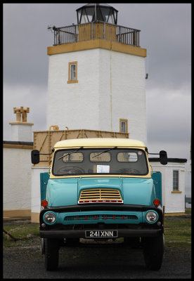 Thames Trader  parked at Stenness lighthouse
