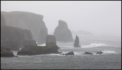 Rocky coast at Esha Ness