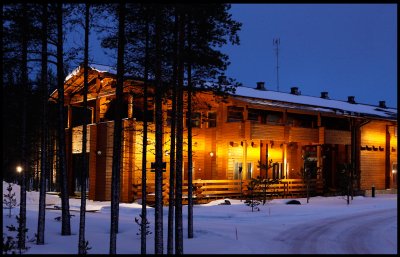 Genuine finnish loghouse noth of Pudasjrvi