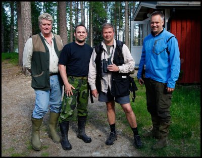 Torsten Mörner, Andreas Pärn, myself and Tommy Segelberg