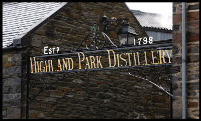 Entrance at Highland Park Distillery (Orkney)