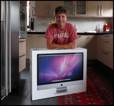 A new era in our house.....a new iMAC has arrived