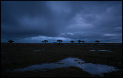 Late evening at Ottenby with heavy rainclouds