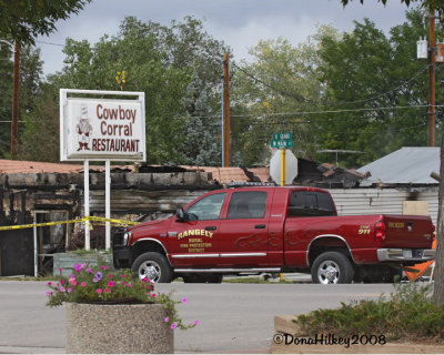 Cowboy Corral after the Fire