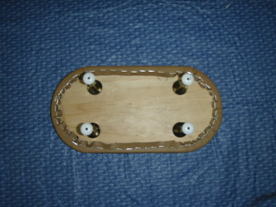 Finished rail - bottom view