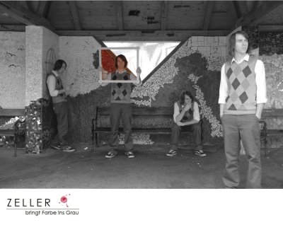 P. ZELLER Inserat; idea, editing and model: P. Zeller; photographer: me