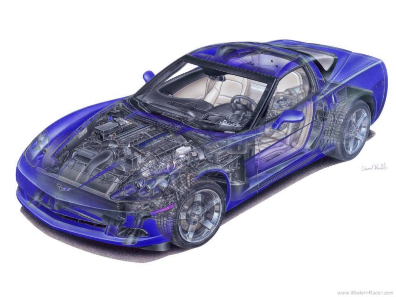 2005-Chevrolet-Corvette-C6-body-cutaway