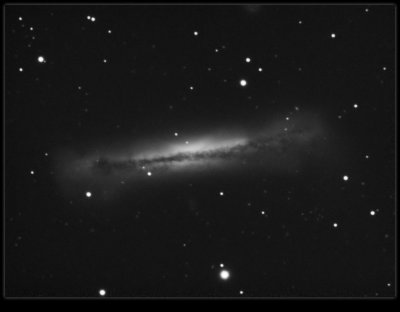 NGC 3628 Edge-on Spiral Galaxy