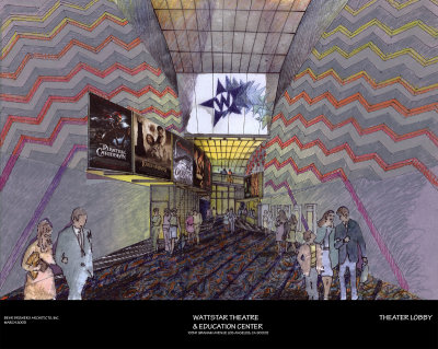 Movie Theatre Lobby & Concessions