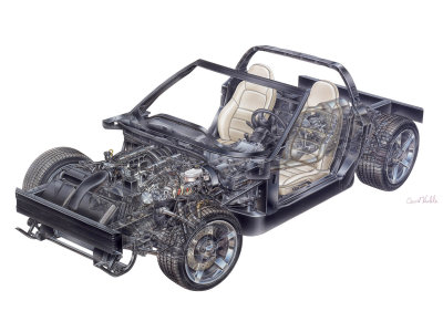 2005-Chevrolet-Corvette-C6-chassis-cutaway