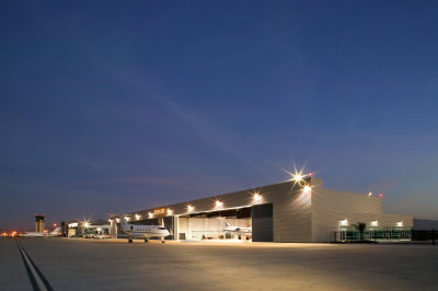 View from Taxiway after Construction