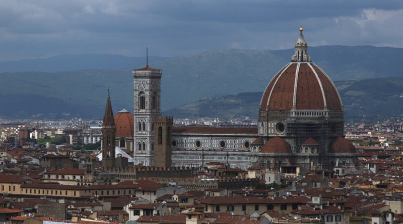 View of Florence Duomo from Fiesole