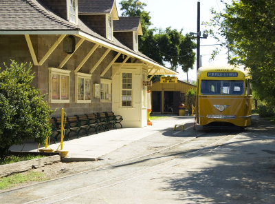 Yellow Car from Los Angeles Railway
