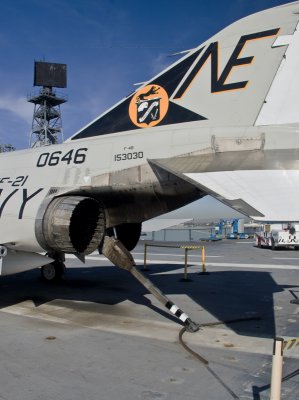 F-4 Phantom with tailhook