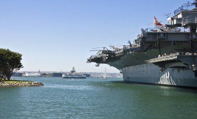 USS Midway on San Diego Bay