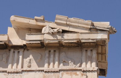The east facade of the Parthenon