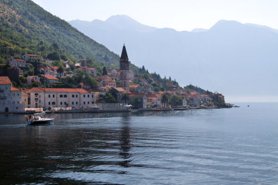 Entering Kotor Gulf