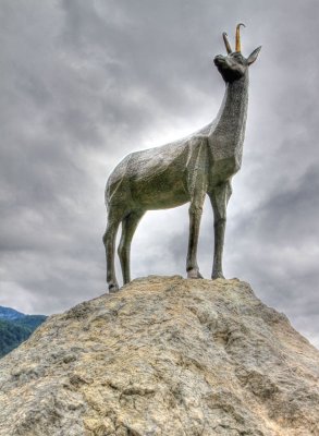 The White Mountain Goat Zlatorog (HDR)