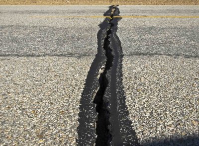 Faulty Road outside of Lone Pine