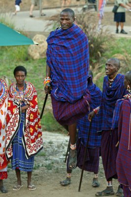 Maasai Visitors from East Africa